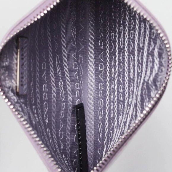 Prada Purple Sequin Mesh and Leather Small Tote Bag - Picture 11 of 11